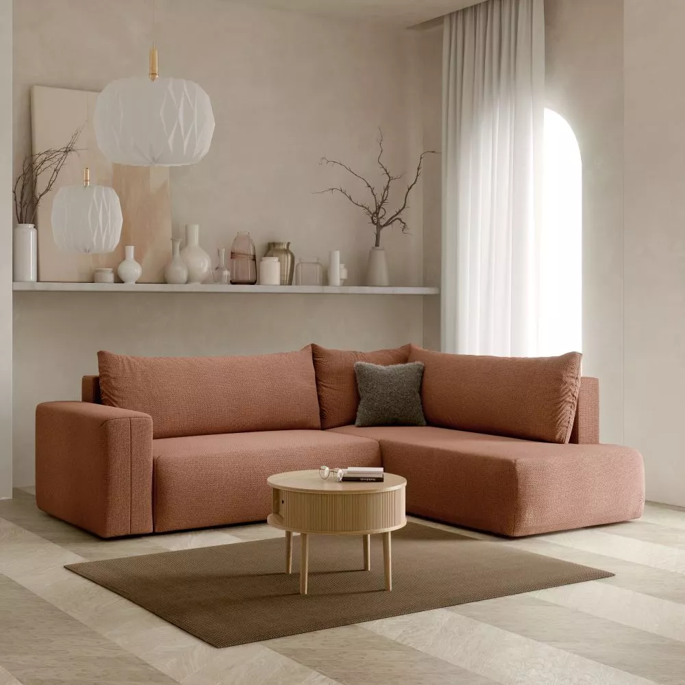 Dīvāns Torretta XL standard · Oranžs · 200 × 260 × 72 cm