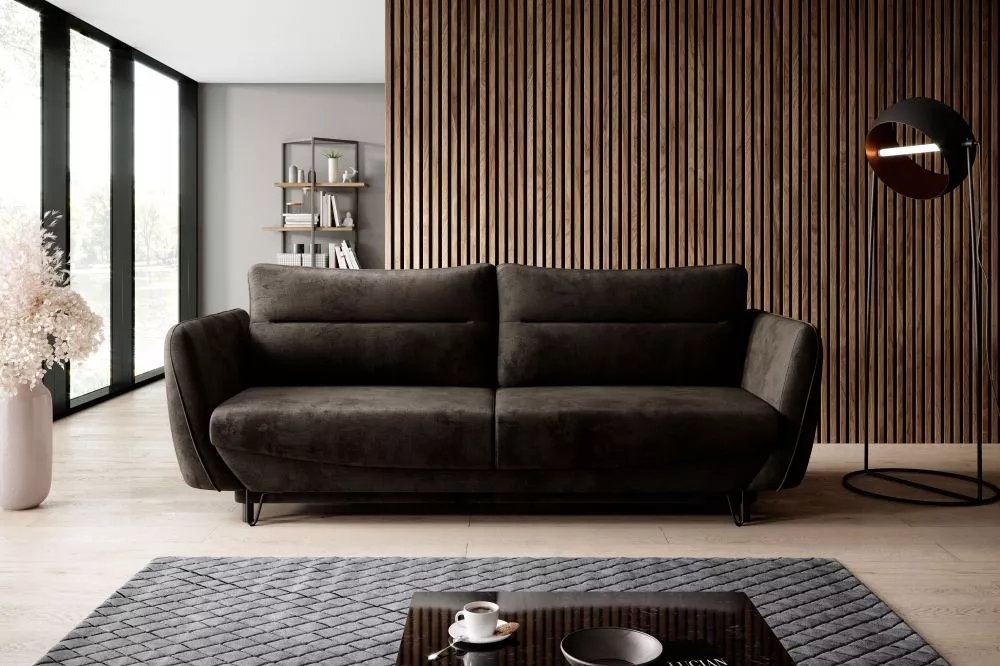 Dīvāns Silva Premium Standard · Tumši brūns · 95 × 236 × 90 cm