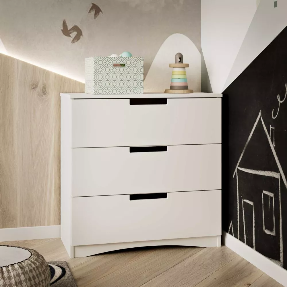 Kumode Classic K · Balts · 80 × 41 × 81 cm