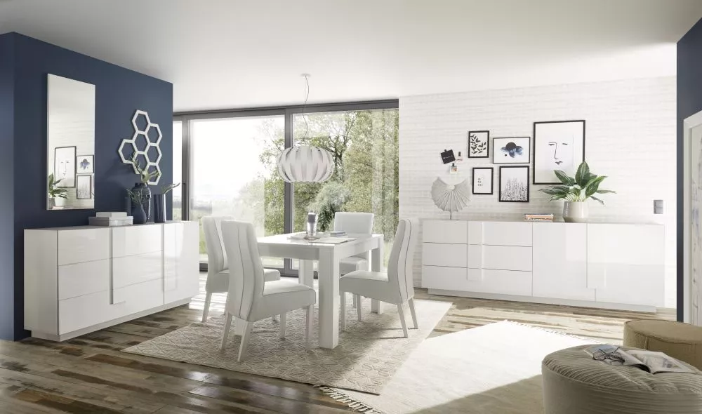 Galds Jupiter 180x90 · Balts · 180 × 79 × 90 cm