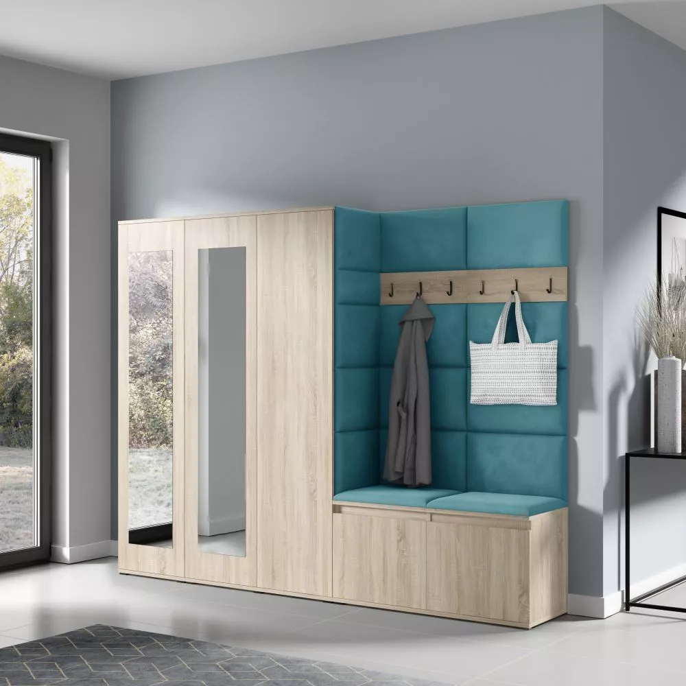Apavu plaukts Emi 15 Trinity Korpusa krāsa: sonoma, · 235 × 185 × 40 cm