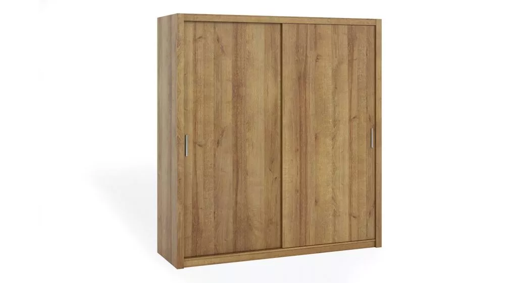 Skapis Bono BO SZ · Zelta ozols · 200 × 62 × 215 cm