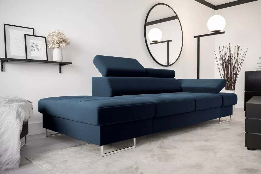 Dīvāns Galaxy 2S Premium standard · Zils · 97 × 235 × 74 cm