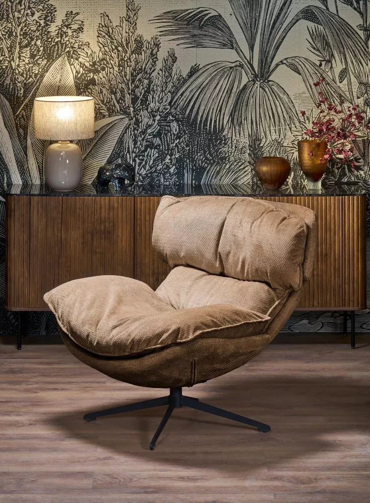 Krēsls Roger Relax · Brūns · 90 × 90 × 100 cm