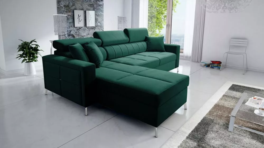 Dīvāns Side 1 Mini Standard · Zaļš · 171 × 250 × 83 cm