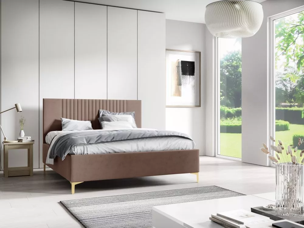 Gulta PK32 Basic ar stelāžu Guļamvietas platums: 90 cm, Guļamvietas garums: 200 cm, stelāžas tips: koka, · Brūns · 108 ×