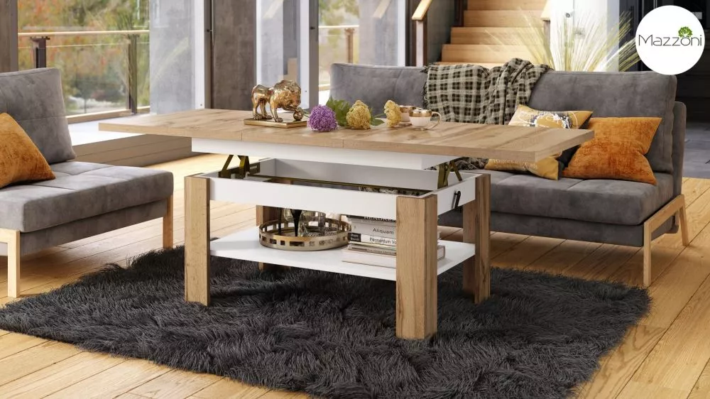 Žurnālgalds Rio Transformer Korpusa krāsa: ozols votāns, · 130 × 65 × 55 cm