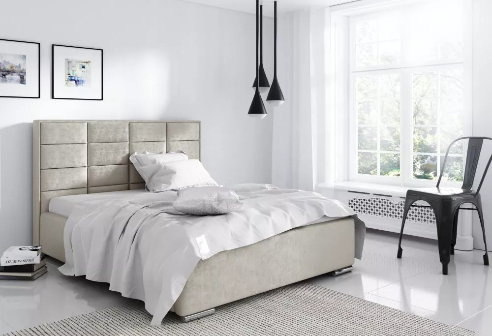 Gulta Capri Premium standard ar stelāžu Guļamvietas platums: 200 cm, Guļamvietas garums: 200 cm, stelāžas tips: metāla, 