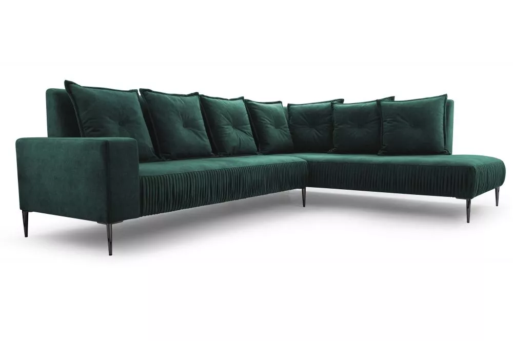 Dīvāns Rino Standard · Zaļš · 217 × 302 × 92 cm