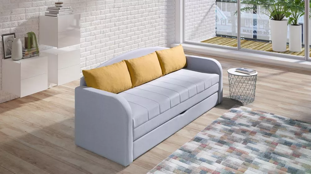Dīvāns Tenus 2 Sofa Standard · Gaiši pelēks · 76 × 208 × 86 cm