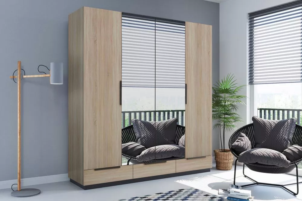 Skapis Modern C3A · Sonoma · 203 × 61 × 215 cm