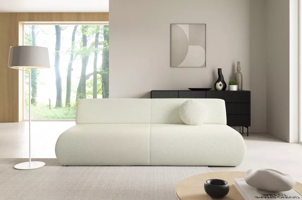 Dīvāns Puente Sofa Standard · Krēma · 100 × 214 × 74 cm