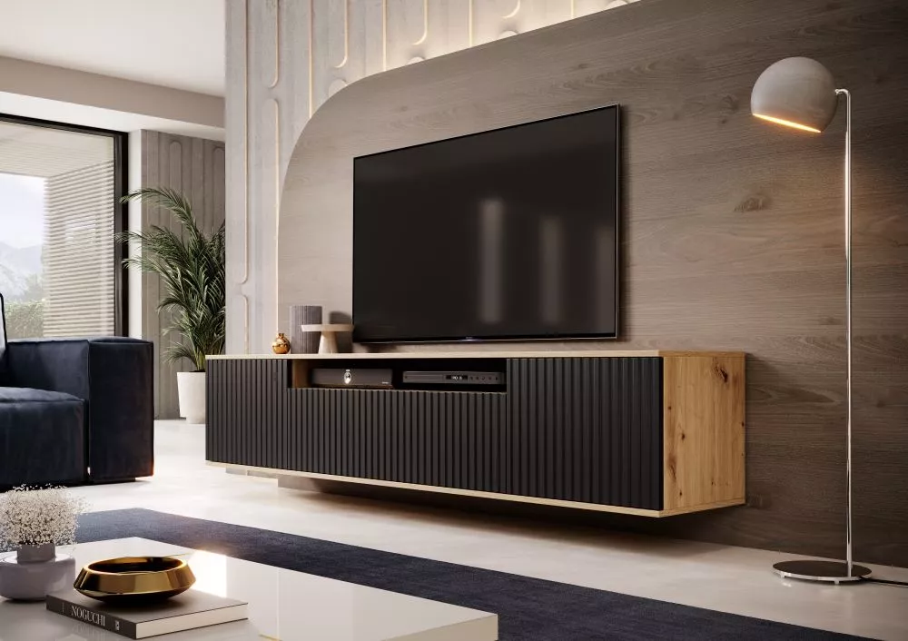 TV tumba Agnes RTV ar LED · 200 × 40 × 42 cm