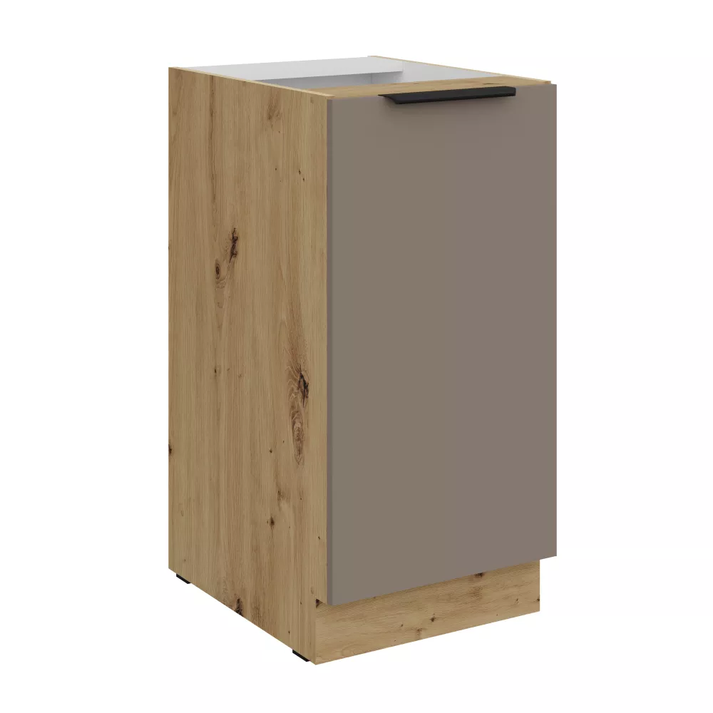 Virtuves skapis Aria Sandgrau 40 D 1F BB