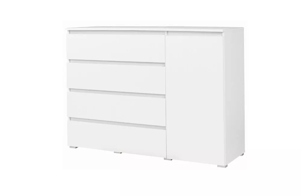 Kumode Cosmo C05 · Balts · 138 × 41 × 97 cm