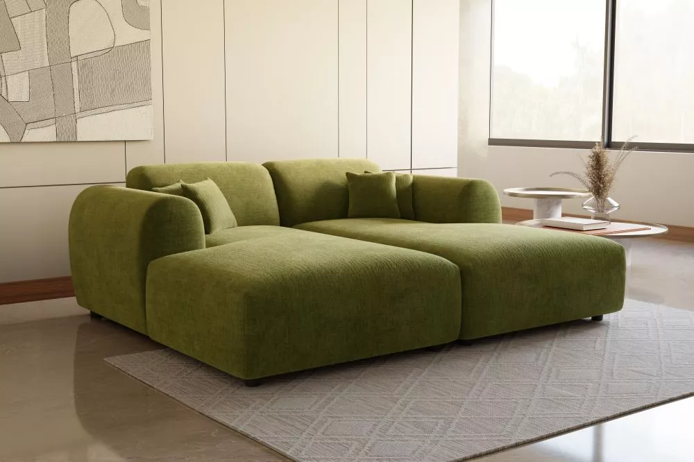 Dīvāns Aura Bigsofa Standard · Zaļš · 160 × 240 × 72 cm