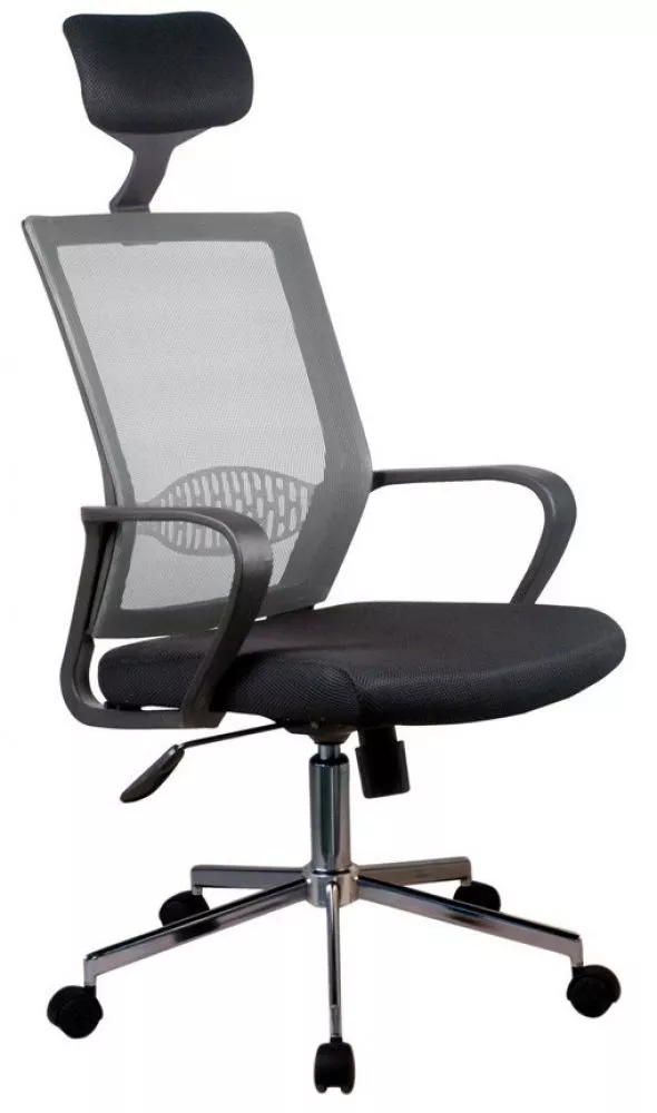 Datorkrēsls OCF-9 Sēdvietas platums: 49 cm, · Pelēks · 58 × 60 × 116 cm