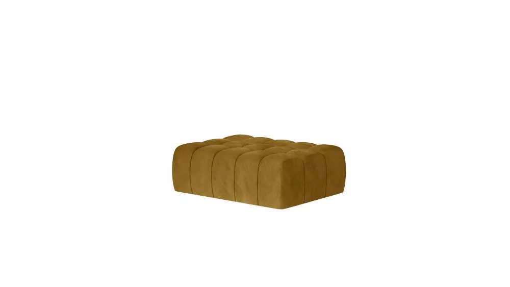Pufs Lazaro P Premium Standard Auduma numurs: Monolith 48, · Dzeltens · 102 × 40 × 64 cm