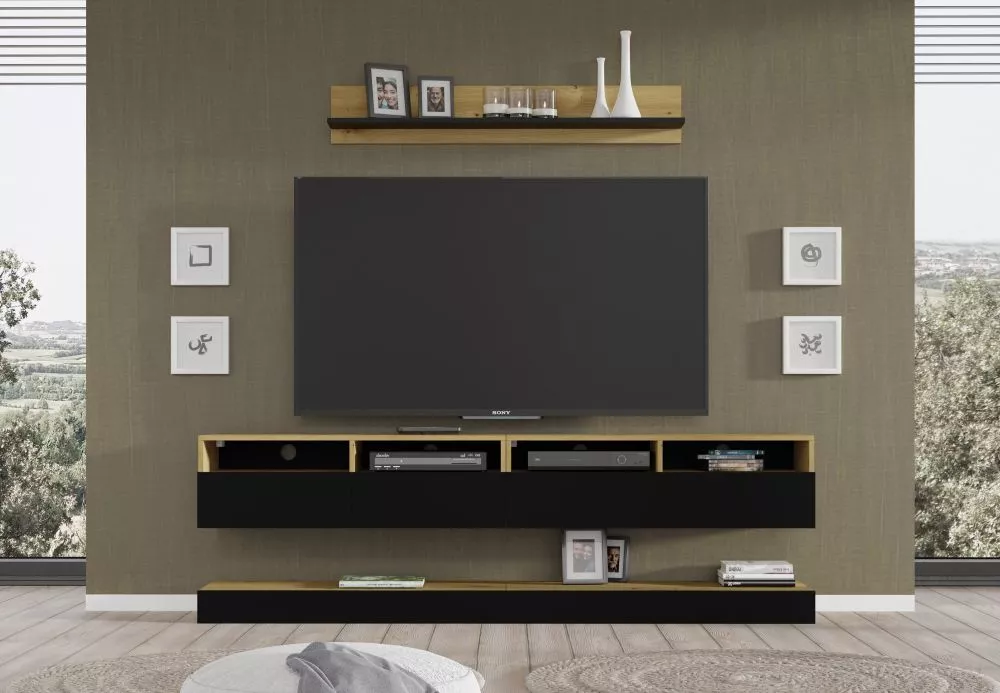 Sekcija Duo B Korpusa krāsa: ozols artisan, · 200 × 35 cm
