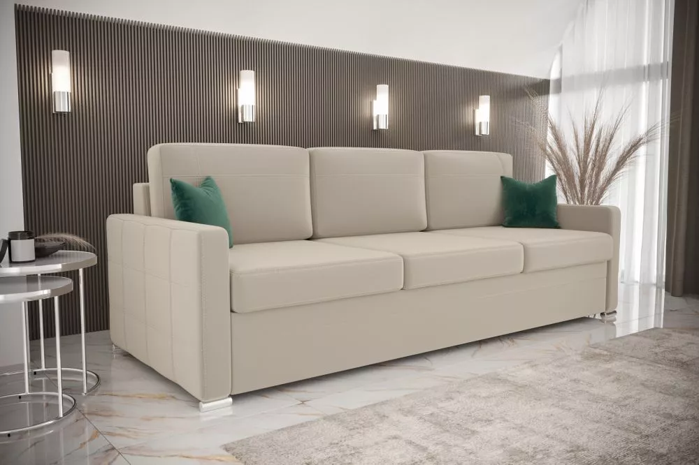 Dīvāns Avanti DL standard · Bēši pelēks · 98 × 230 × 82 cm