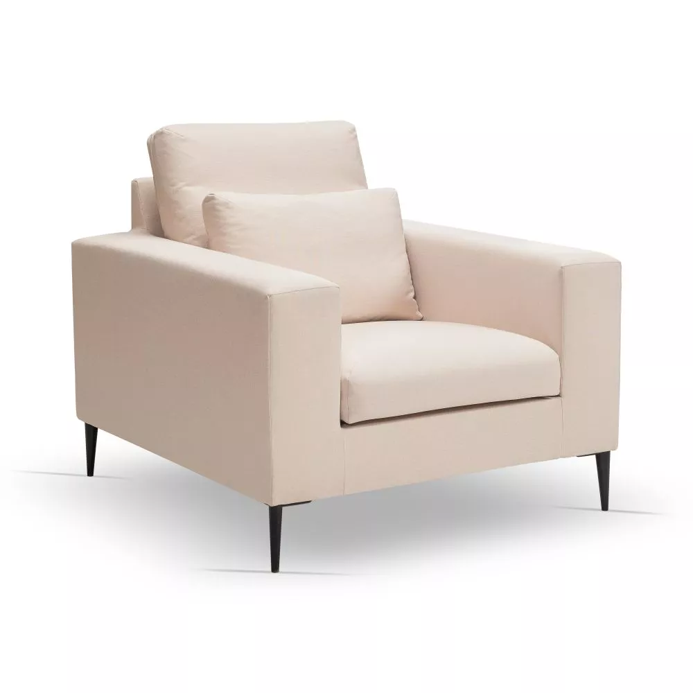 Mīksts krēsls Roma 1S Unique Standard Sēdvietas dziļums: 53 cm, · Gaiši bēšs · 83 × 105 × 86 cm