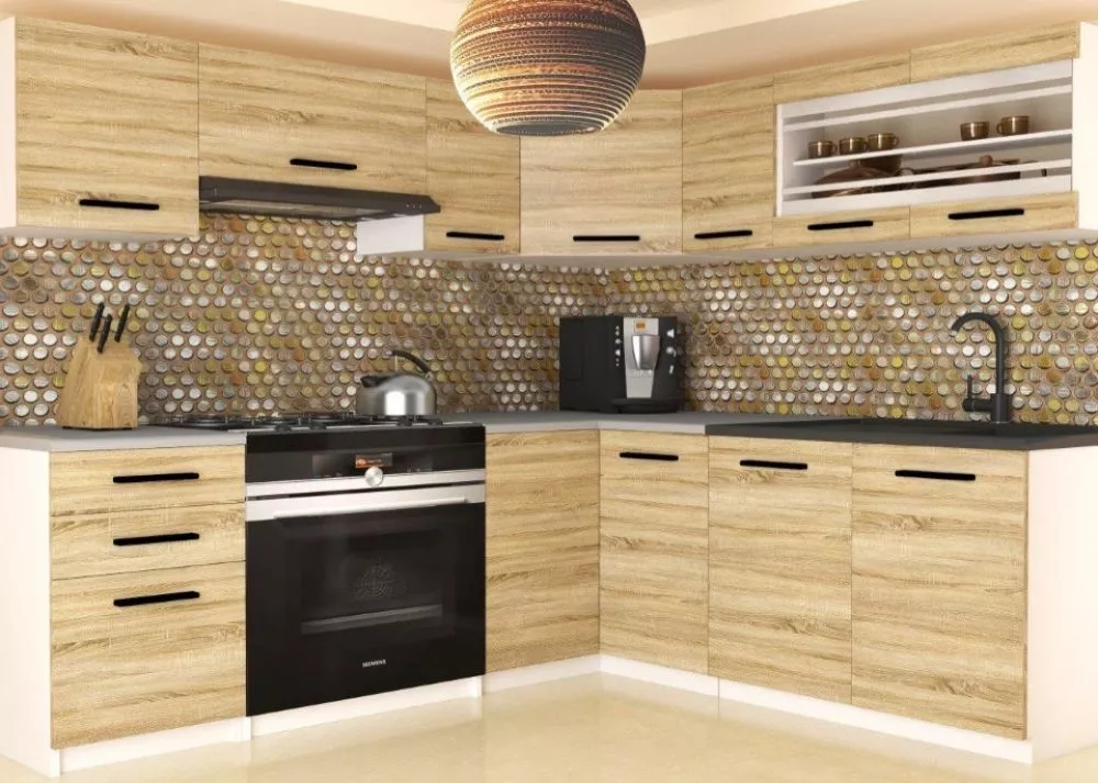 Virtuves komplekts Lidia 2 Materiāls : lamināts + MDF plātne,