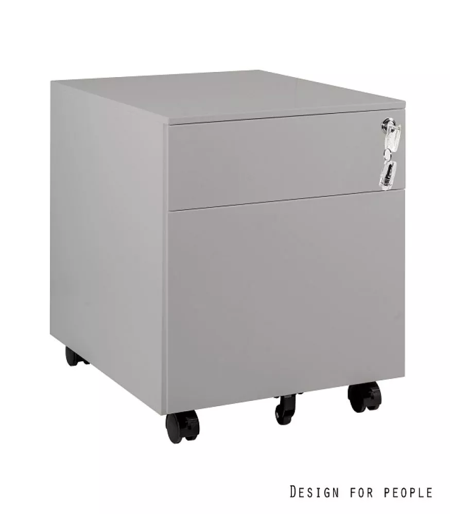 Kumode Kontener XD-041-2 · Pelēks · 50 × 39 × 50 cm
