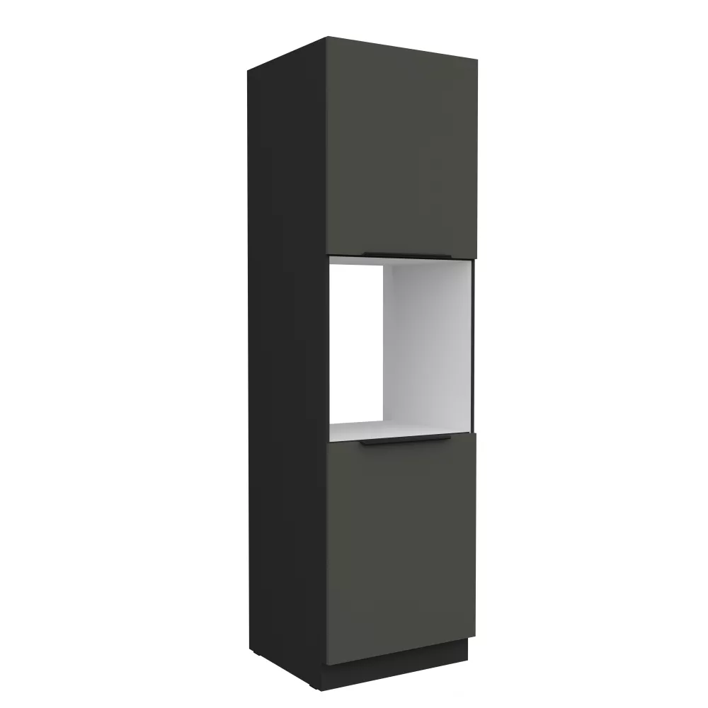 Virtuves skapis Aria Graphite 60 DP-210 2F