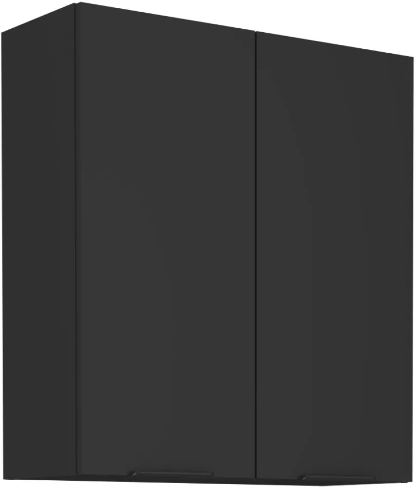 Virtuves skapis Siena 80 G 2F · Melna