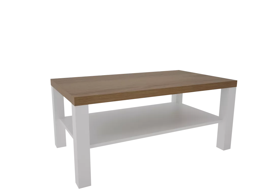 Žurnālgalds Olek 12 Korpusa krāsa: balts, · 115 × 65 × 51 cm