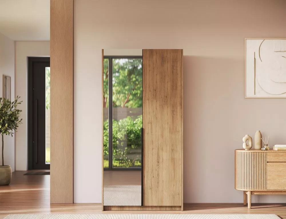 Skapis Alera 2 · Ozols artisan · 100 × 58 × 204 cm