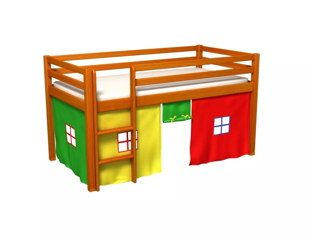 Bērnu gulta Gabi ar stelāžu Guļamvietas platums: 80 cm, Guļamvietas garums: 180 cm, · 88 × 188 × 106 cm