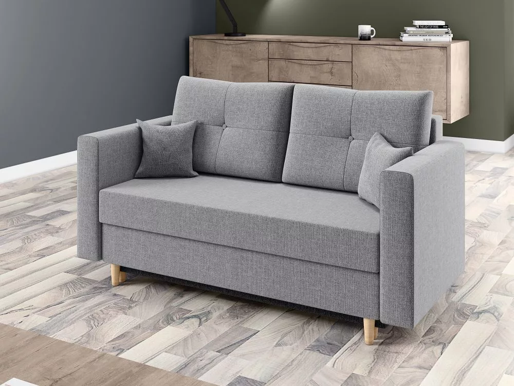 Dīvāns Alis Sofa 2 Standard · Pelēks · 92 × 162 × 95 cm