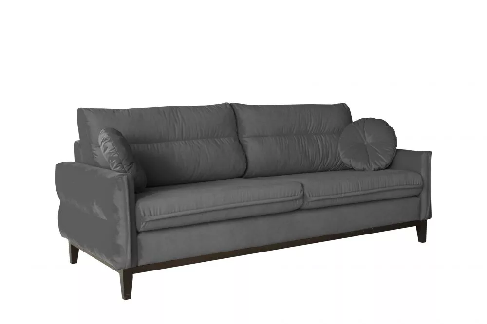 Dīvāns Bellano 2 Standard · Pelēks · 94 × 218 × 95 cm