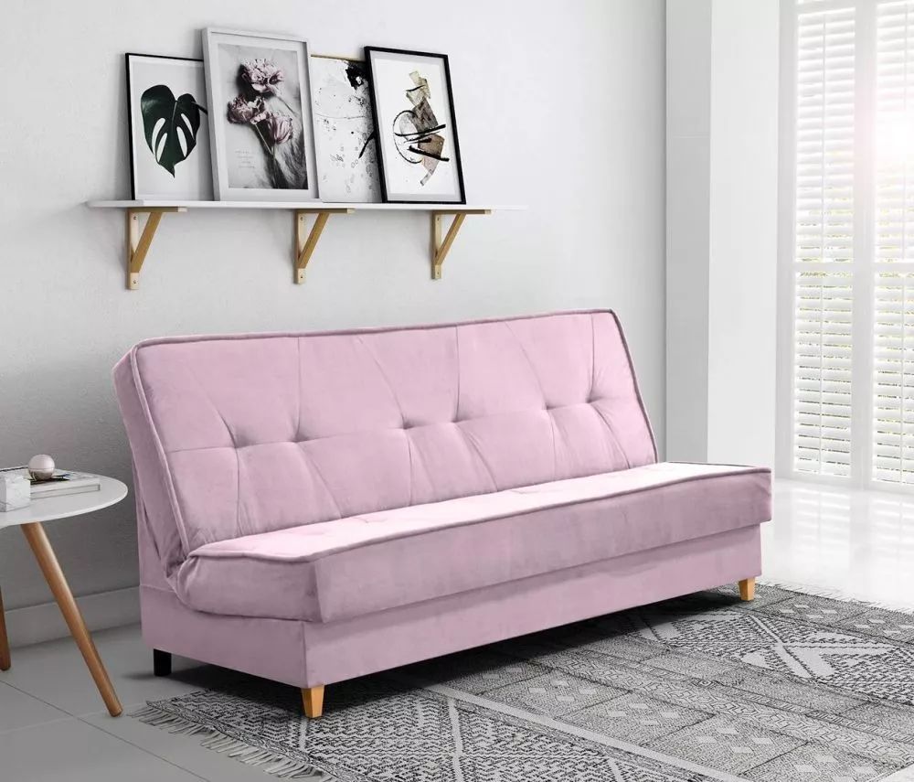 Dīvāns Riva Sofa Standard · Rozā · 91 × 192 × 94 cm