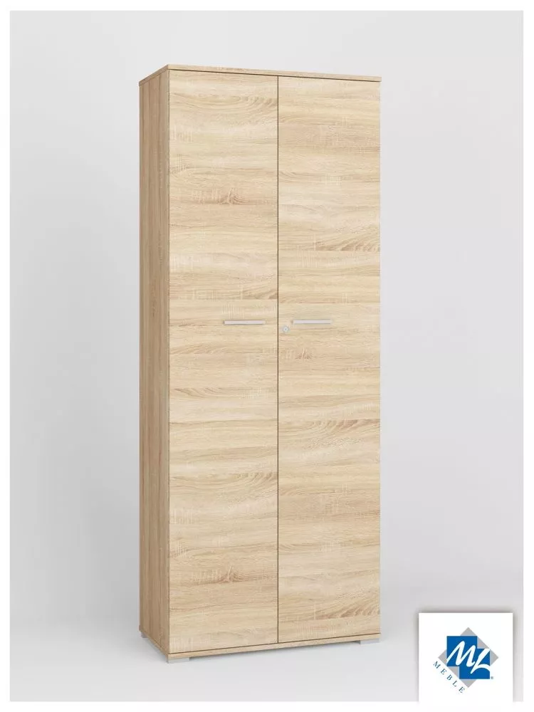 Grāmatu skapis Optimal 01 · Ozols sonoma · 79 × 41 × 204 cm