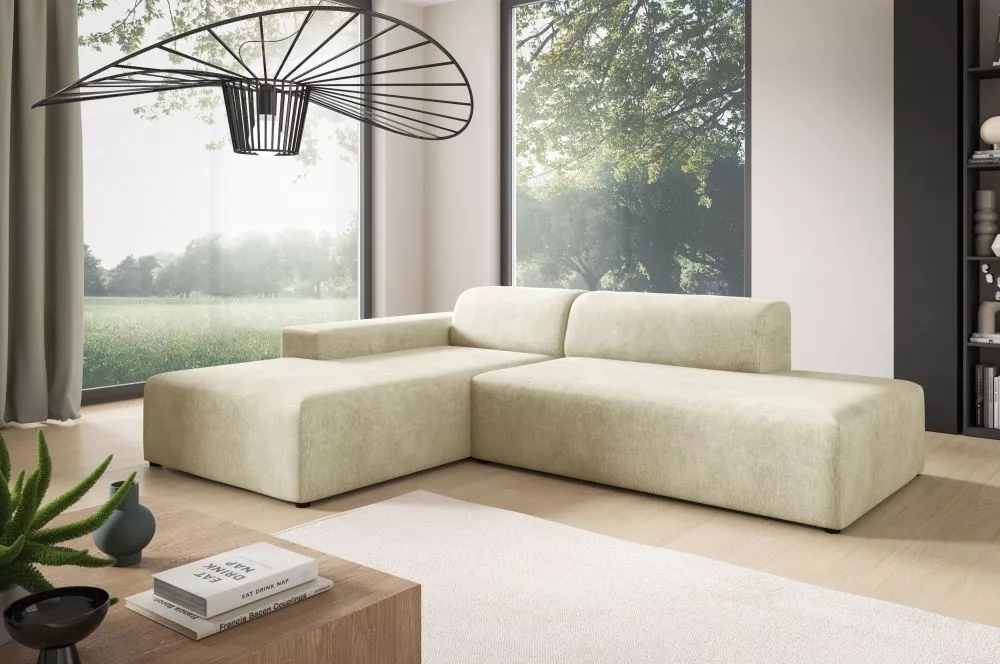 Dīvāns Modullo L Long Premium Standard · Gaiši bēšs · 190 × 266 × 70 cm
