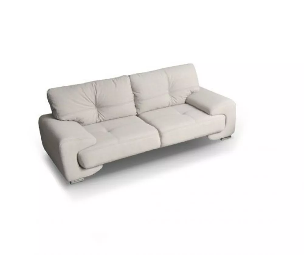Dīvāns Megan 3S Standard · Krēma · 100 × 230 × 90 cm