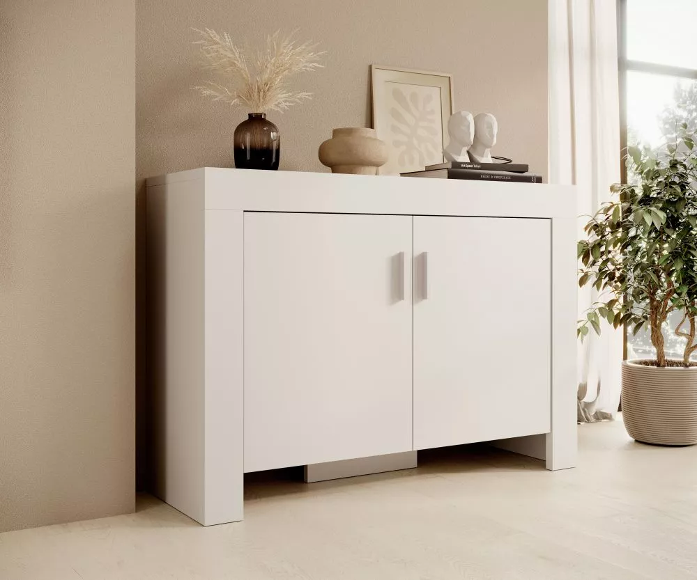 Kumode Cesiro K2D 120 · Balts · 120 × 42 × 85 cm