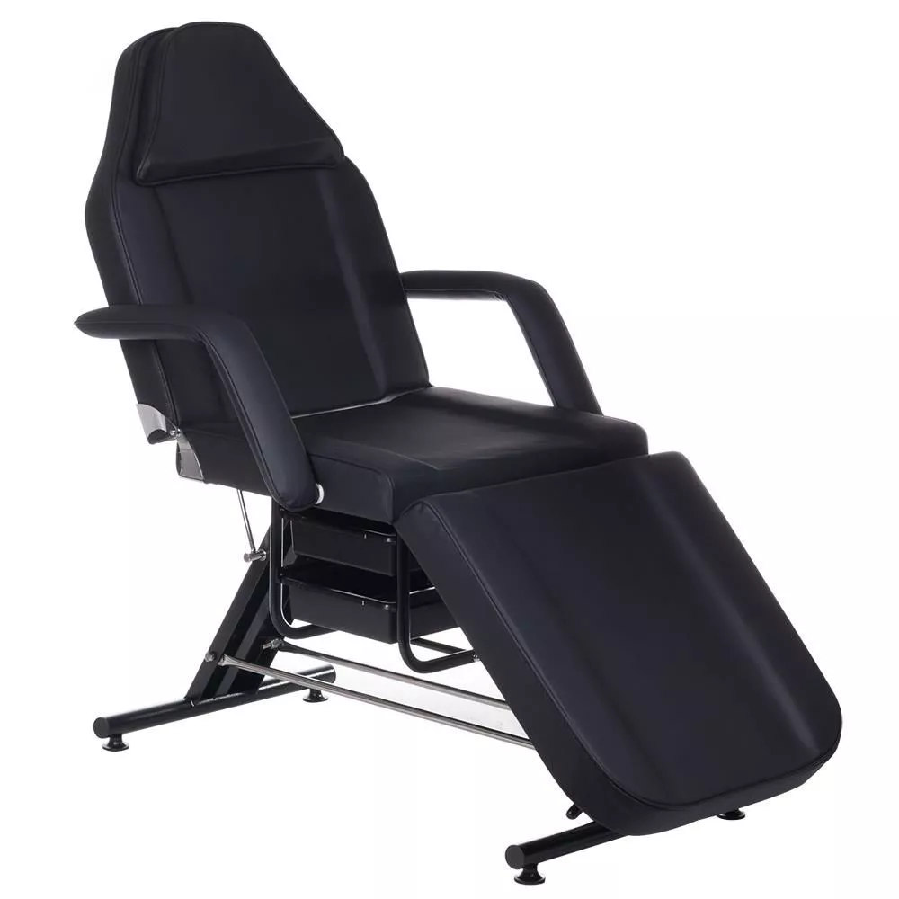 Kosmetologu kušete BW-262A · Melna · 82 × 183 × 62 cm