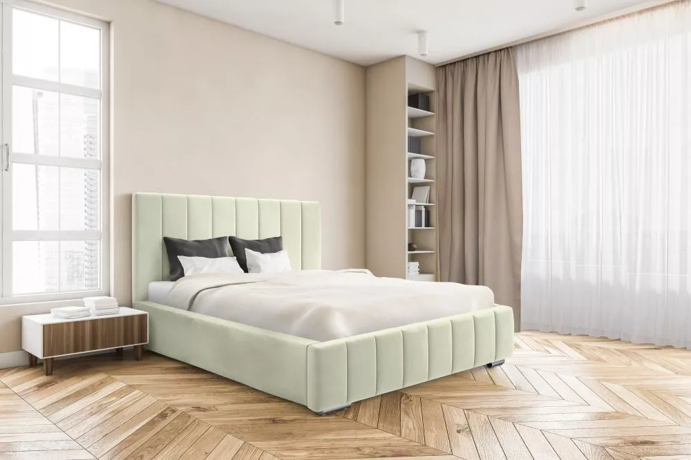 Gulta Sky Comfort Standard ar stelāžu Guļamvietas platums: 180 cm, Guļamvietas garums: 200 cm, stelāžas tips: koka, · Bē