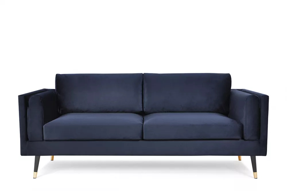 Dīvāns Merti 3S Standard · Zils · 87 × 207 × 91 cm