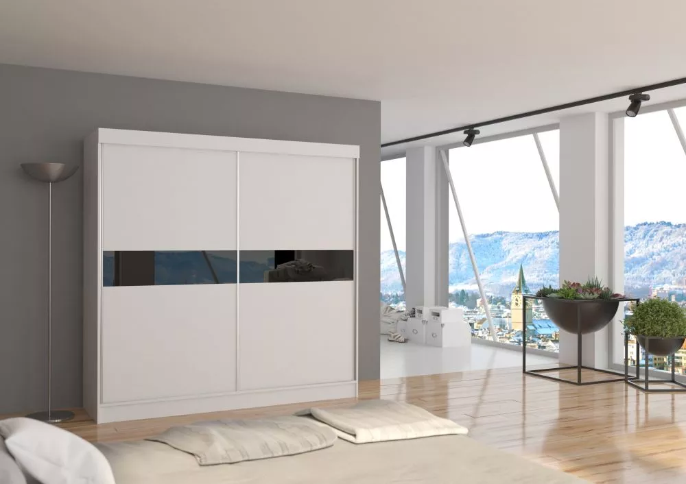 Skapis Malibu · Balts · 200 × 62 × 200 cm