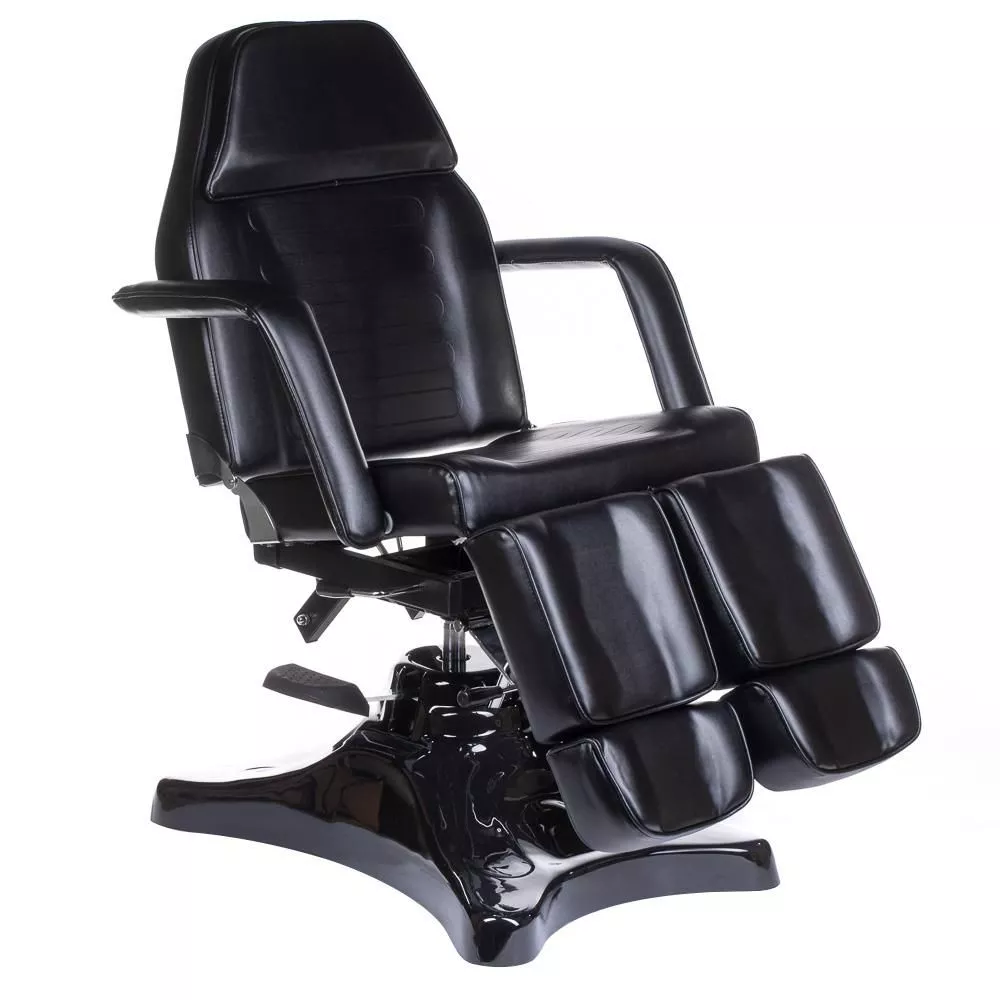Kosmetologu kušete BD-8243 Sēdekļa platums: 62 cm, · Melns · 177 × 60 cm