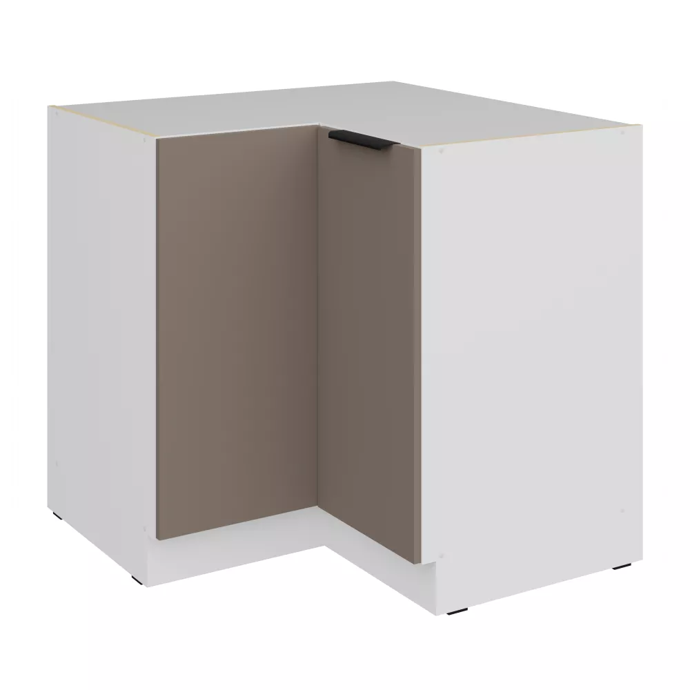 Virtuves skapis Aria Sandgrau 90x90 DN 2F BB