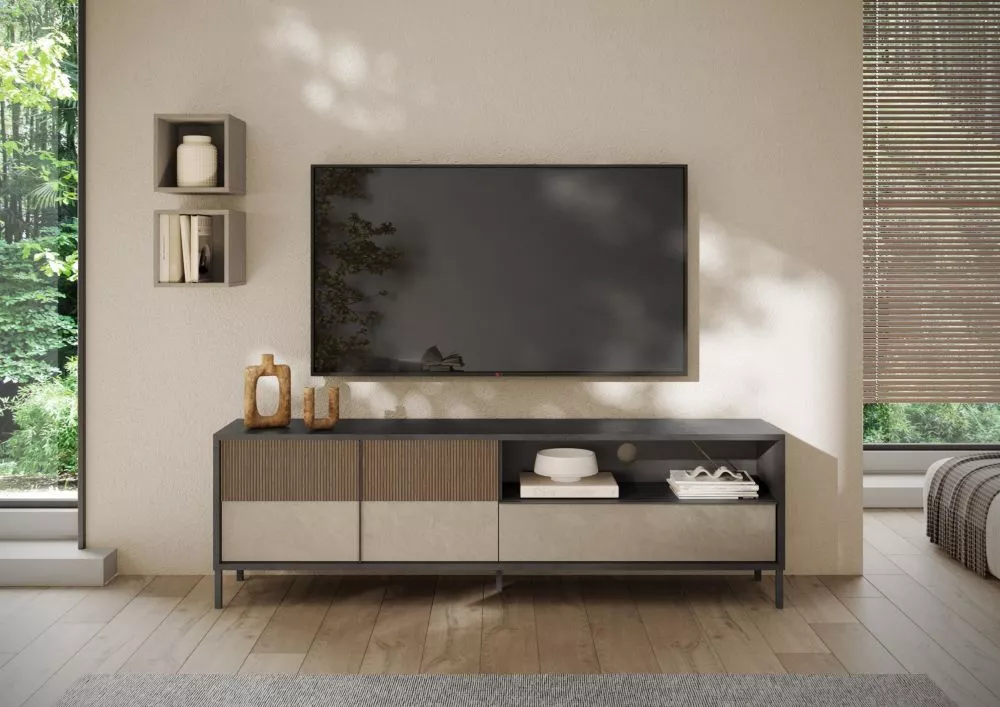 TV tumba Everest 02 · 206 × 40 × 64 cm