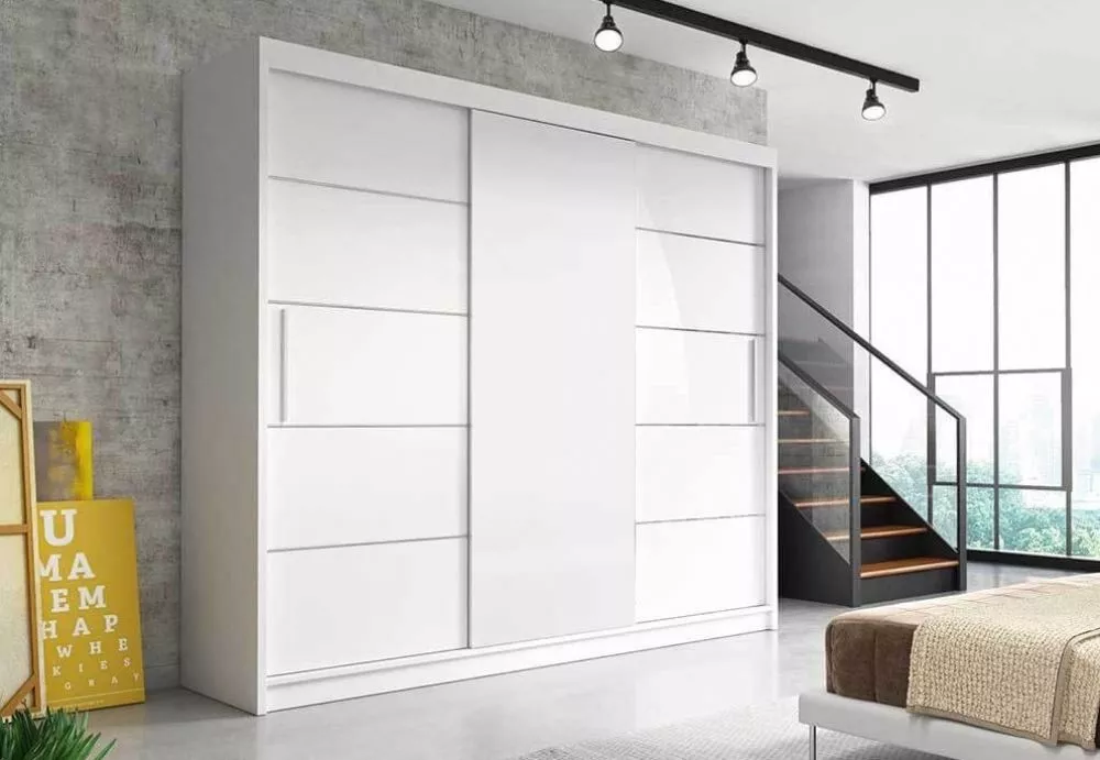 Skapis Alba Basic 250 · Balts · 250 × 61 × 218 cm