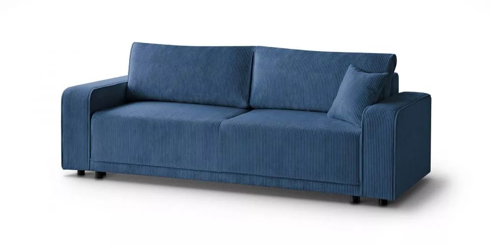 Dīvāns Primo 3S standard · Zils · 96 × 250 × 90 cm