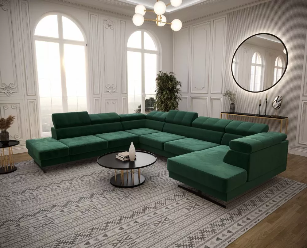 Dīvāns Emporio Max 2 Standard · Zaļš · 300 × 350 × 79 cm