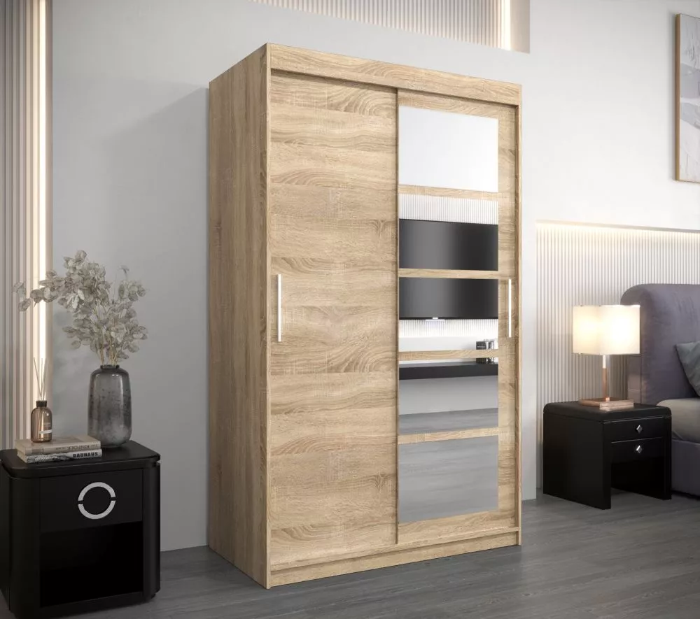 Skapis Roma 1 · Sonoma · 120 × 62 × 200 cm